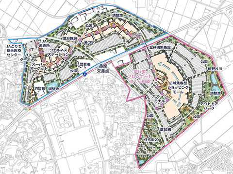 取手市桑原地区土地区画整理事業の協力者はイオン 日本工業経済新聞社