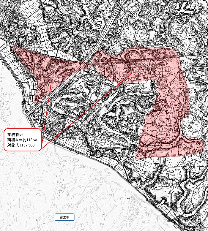 業務区域位置図
