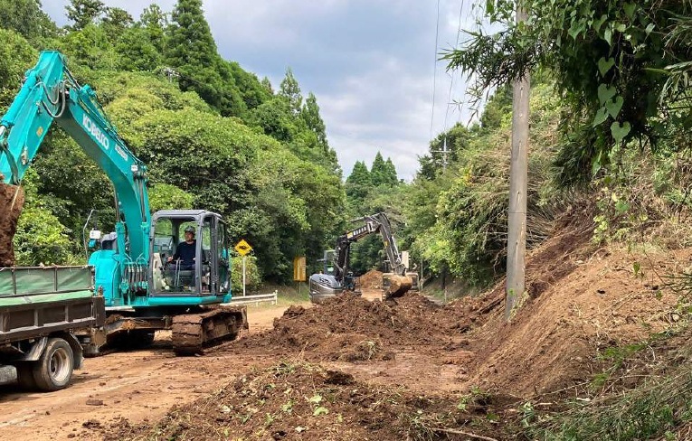 千葉市建設業協会による復旧作業状況